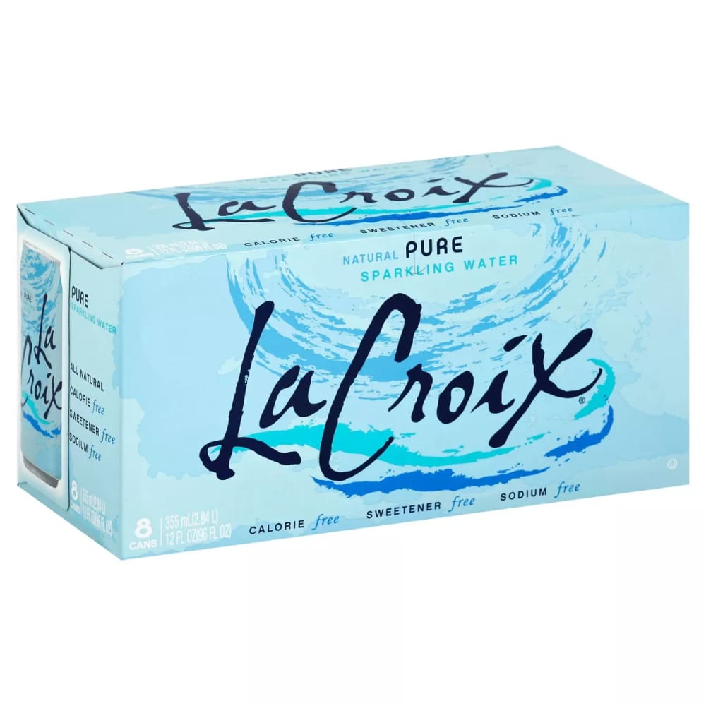 LA CROIX: Pure Sparkling Water 8 Pack 96 oz (Pack of 5) - Grocery > Beverages > Sparkling Water - LACROIX