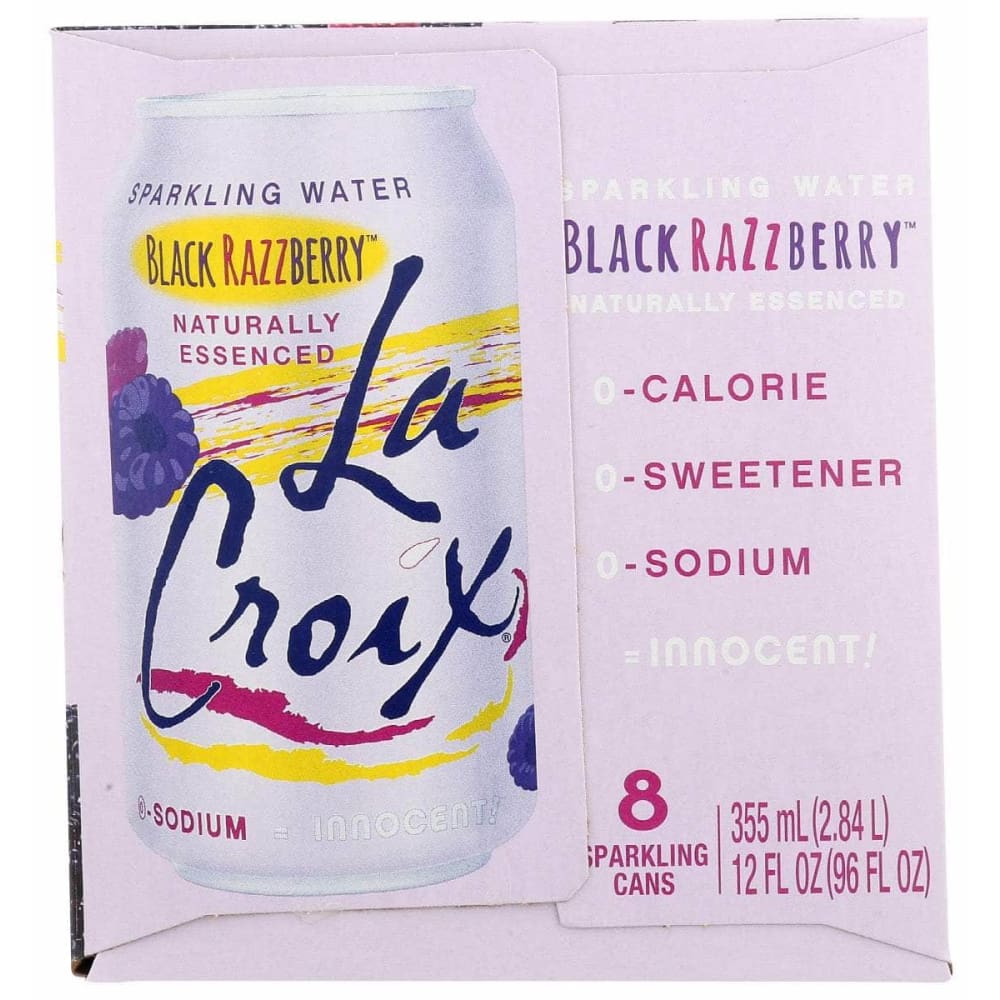 LA CROIX La Croix Water Sprkl Blk Rasp 8Pk, 96 Fo