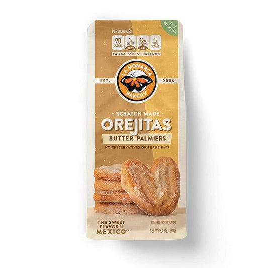 LA MONARCA BAKERY: Cookies Orejitas 3.4 OZ (Pack of 4) - Grocery > Snacks > Cookies - LA MONARCA BAKERY