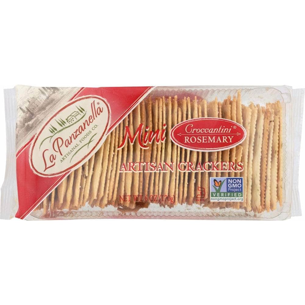 LA PANZANELLA La Panzanella Mini Rosemary Croccantini Artisan Crackers, 6 Oz