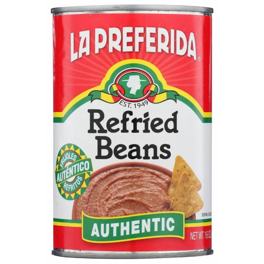 LA PREFERIDA La Preferida Bean Refried Authentic, 16 Oz