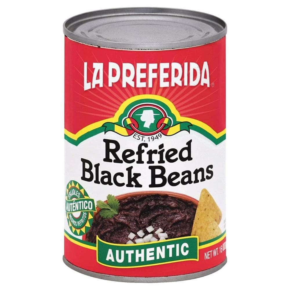 LA PREFERIDA La Preferida Bean Refried Black Authen, 16 Oz