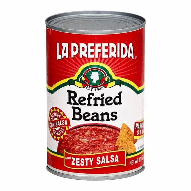 LA PREFERIDA La Preferida Bean Refried Zesty Salsa, 16 Oz