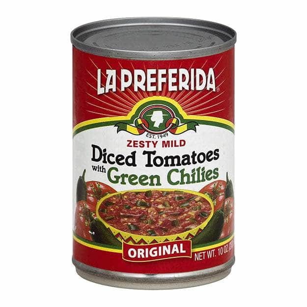 LA PREFERIDA LA PREFERIDA Diced Tomatoes With Green Chiles, 10 oz