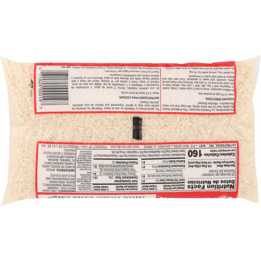LA PREFERIDA La Preferida Extra Long Grain White Rice, 32 Oz