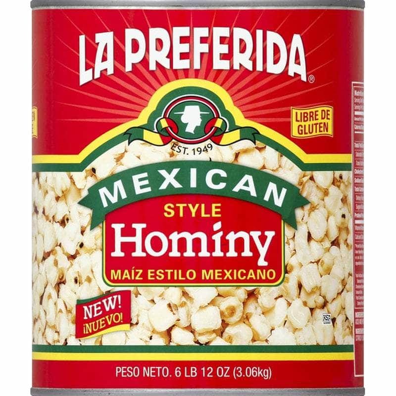 LA PREFERIDA La Preferida Hominy Mexican Style, 108 Oz