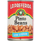 La Preferida La Preferida Low Sodium Pinto Beans, 15 oz