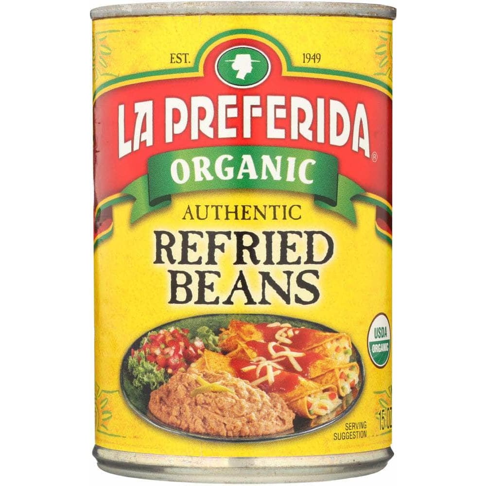 La Preferida La Preferida Organic Authentic Refried Beans, 15 oz