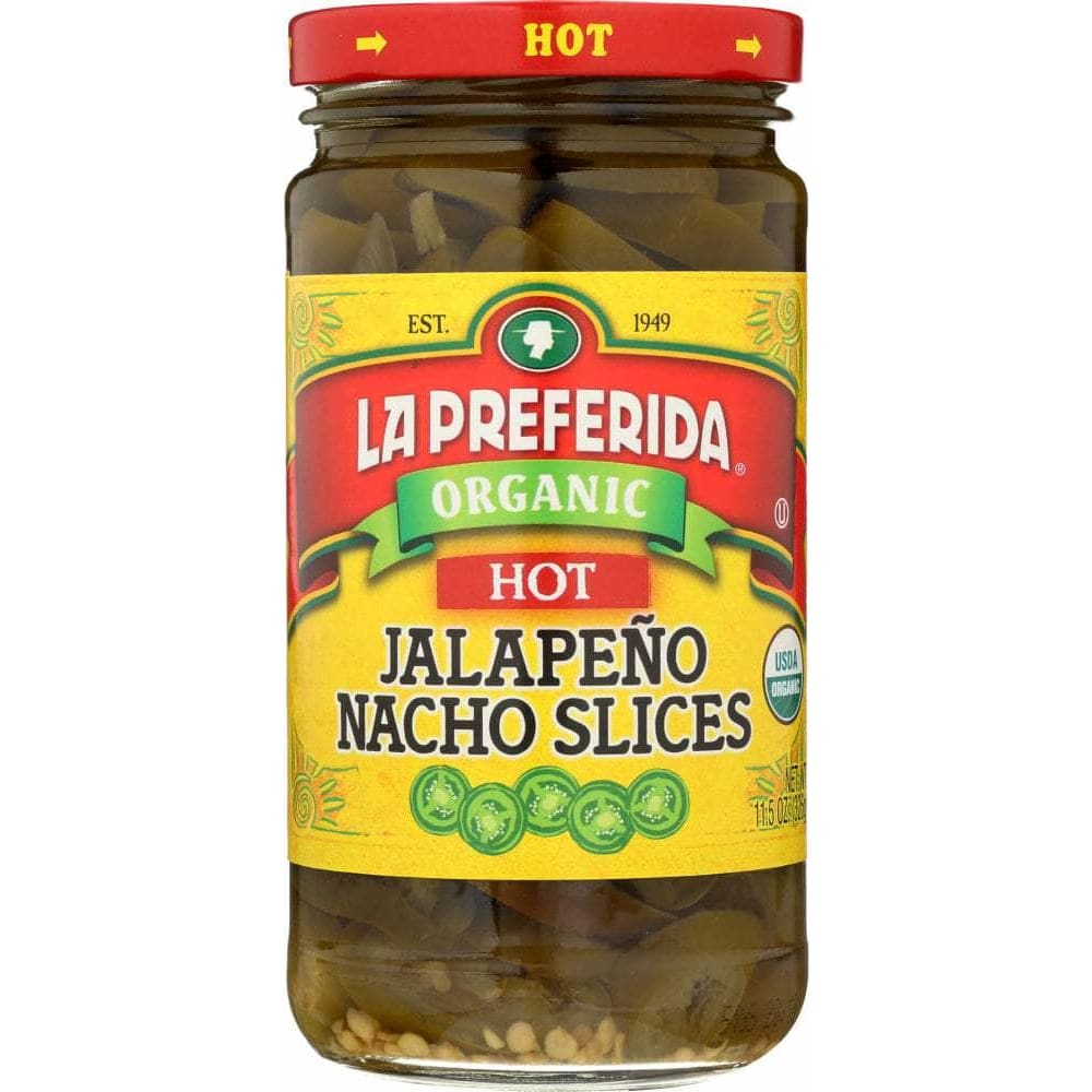 La Preferida La Preferida Organic Jalapeno Nacho Slices Hot, 11.5 oz