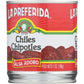 LA PREFERIDA La Preferida Pepper Chipotle Whl, 7 Oz