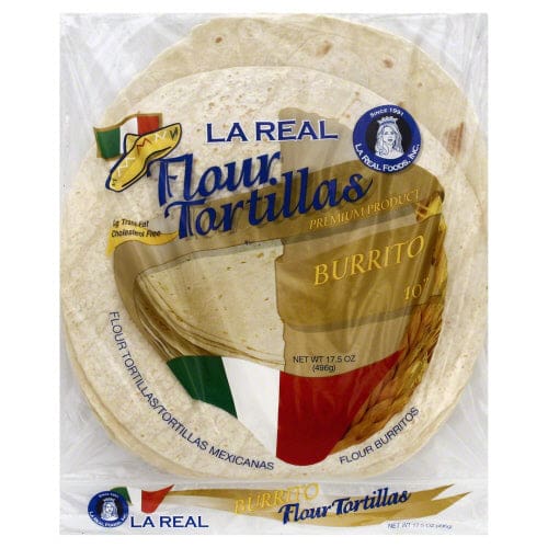 LA REAL: Burrito Flour Tortilla 17.5 oz (Pack of 5) - Grocery > Bread - LA REAL