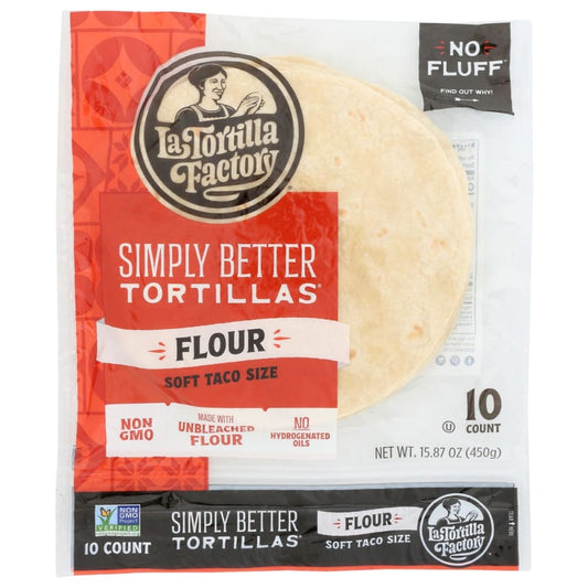 LA TORTILLA FACTORY: Soft Taco Flour Tortillas 15.87 oz (Pack of 5) - Grocery > Bread - LA TORTILLA FACTORY