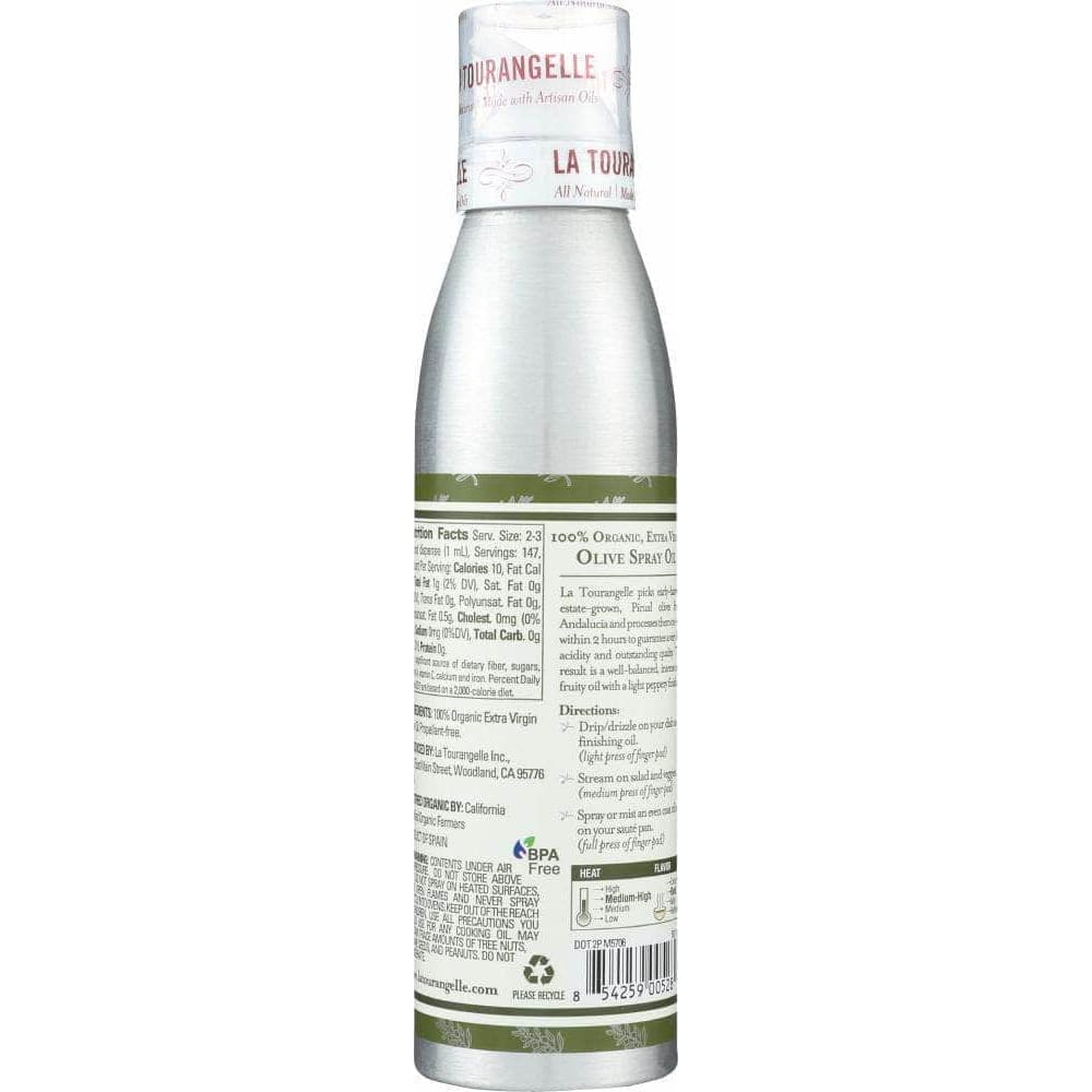 La Tourangelle La Tourangelle Organic Extra Virgin Olive Oil, 147 ml