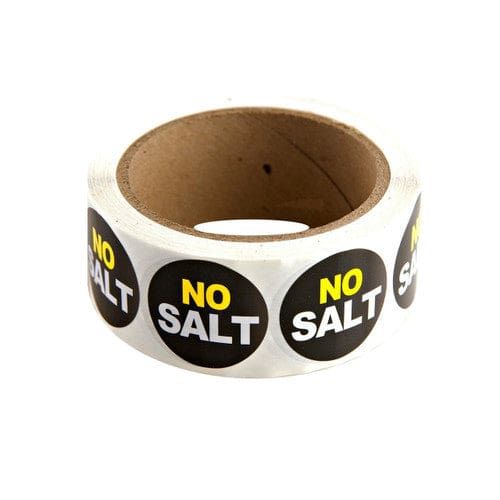 Labels Black No Salt Labels 500ct - Misc/Packaging - Labels