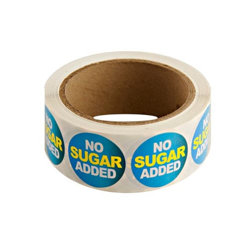 Labels Blue No Sugar Added Label s 500ct - Misc/Packaging - Labels