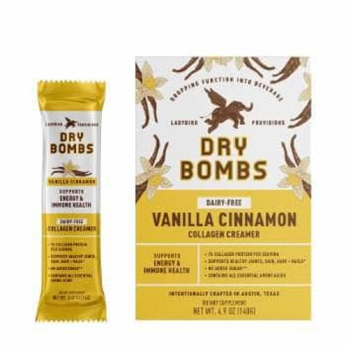LADYBIRD PROVISIONS Grocery > Beverages > Coffee, Tea & Hot Cocoa LADYBIRD PROVISIONS: Vanilla Cinnamon Collagen Creamer Bomb, 4.9 oz