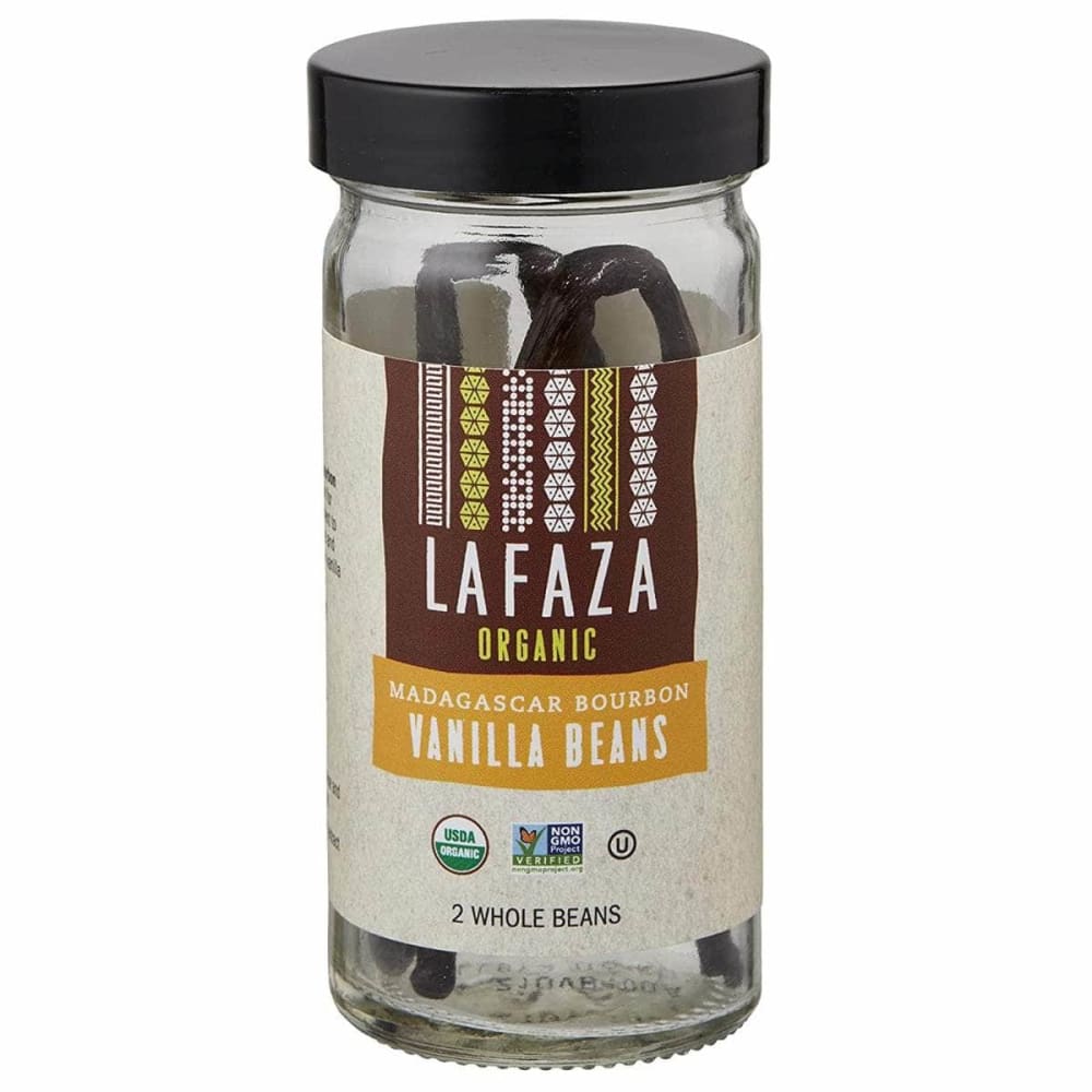 LAFAZA Lafaza Vanilla Beans Madagascar Bourbon Organic, 2 Pc