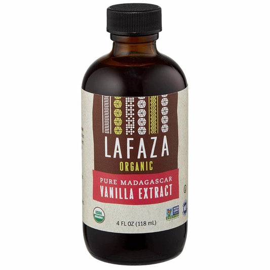 LAFAZA Lafaza Vanilla Extract Madagascar Bourbon Organic, 4 Oz