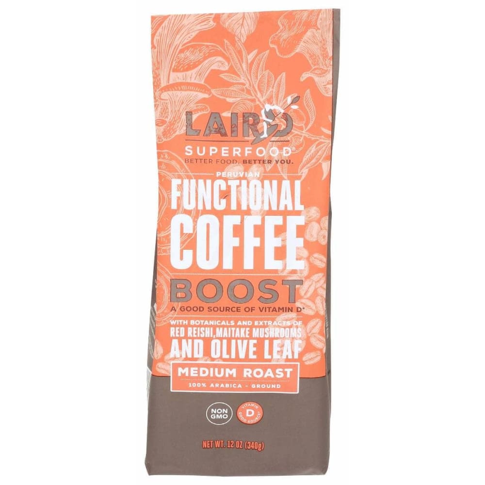 LAIRD SUPERFOOD LAIRD SUPERFOOD Boost Medium Roast Ground Coffee, 12 oz
