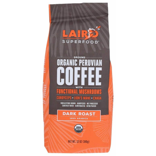LAIRD SUPERFOOD Laird Superfood Coffee Drk Grnd Mushroom, 12 Oz
