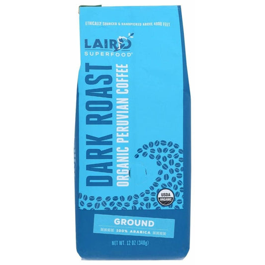 LAIRD SUPERFOOD LAIRD SUPERFOOD Coffee Grnd Drk Rst Peru, 12 oz