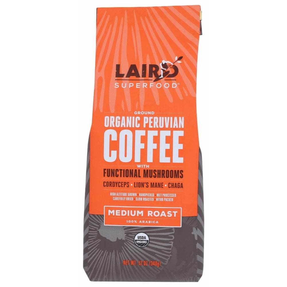 LAIRD SUPERFOOD Laird Superfood Coffee Med Ground Mshroom, 12 Oz