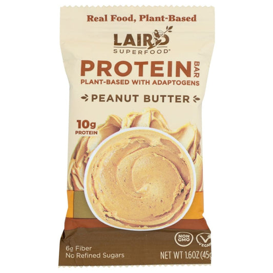 LAIRD SUPERFOOD: Peanut Butter Protein Bar 1.6 OZ (Pack of 6) - Breakfast > Breakfast Foods - LAIRD SUPERFOOD
