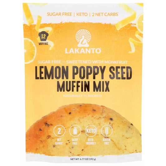 LAKANTO Lakanto Muffin Mix Popy Seed Lmon, 6.77 Oz