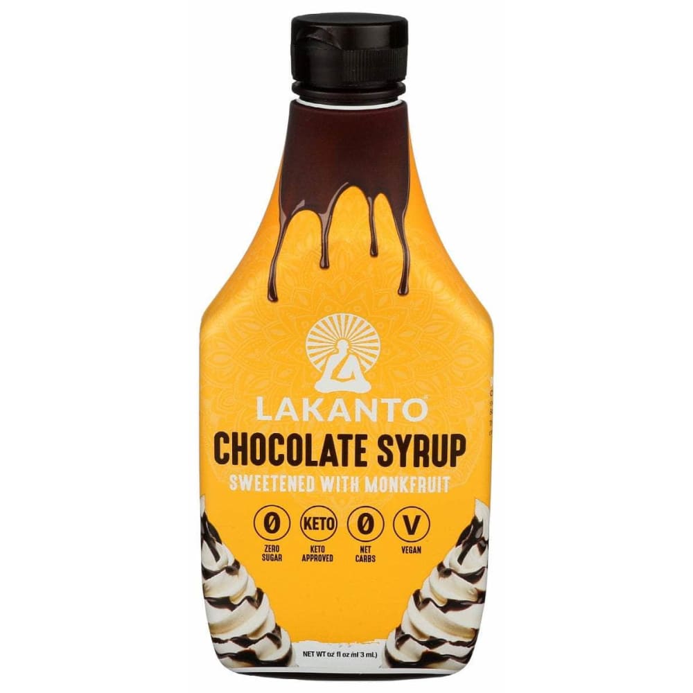 LAKANTO LAKANTO Sugar Free Chocolate Syrup, 16 fo