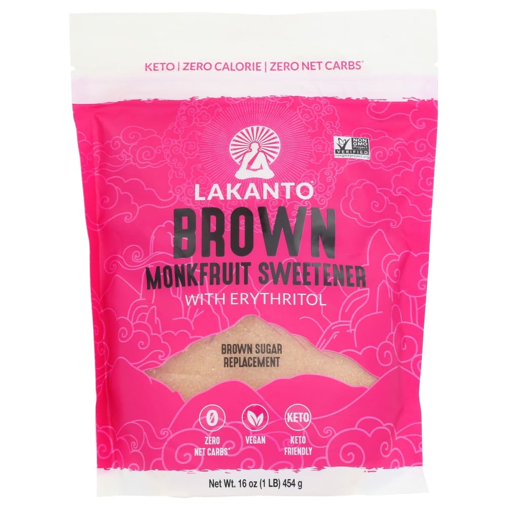 LAKANTO: Sweetener Brown Monkfruit 16 oz - Grocery > Cooking & Baking > Sugars & Sweeteners - LAKANTO