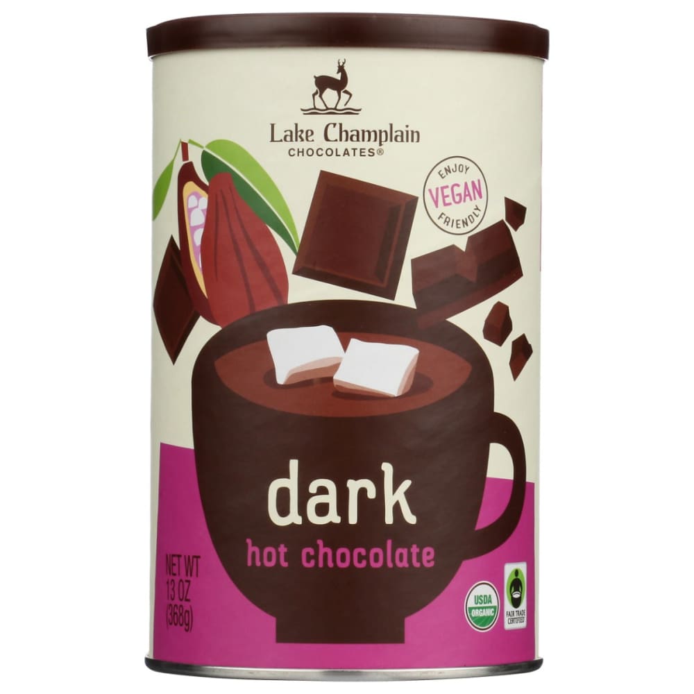 LAKE CHAMPLAIN CHOC: Chocolate Hot Dark 16 OZ - Beverages > Coffee Tea & Hot Cocoa - LAKE CHAMPLAIN CHOC