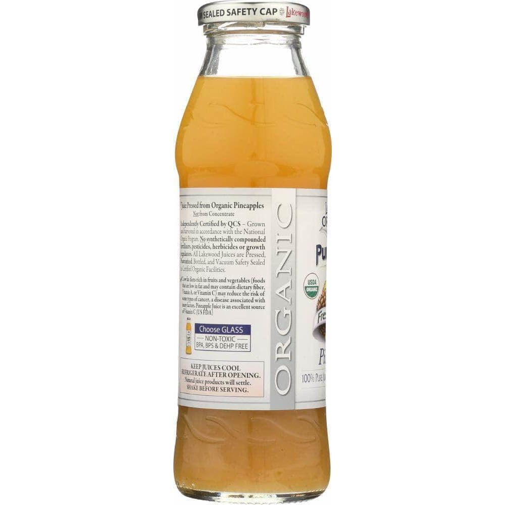 Lakewood Lakewood Juice Pineapple Pure Fruit Organic, 12.5 oz