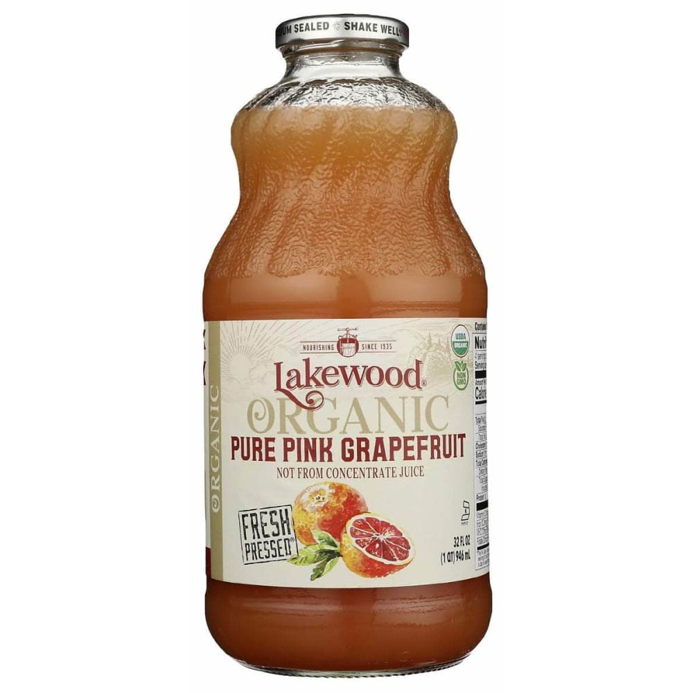 LAKEWOOD Lakewood Juice Pink Grapefruit Org, 32 Fo