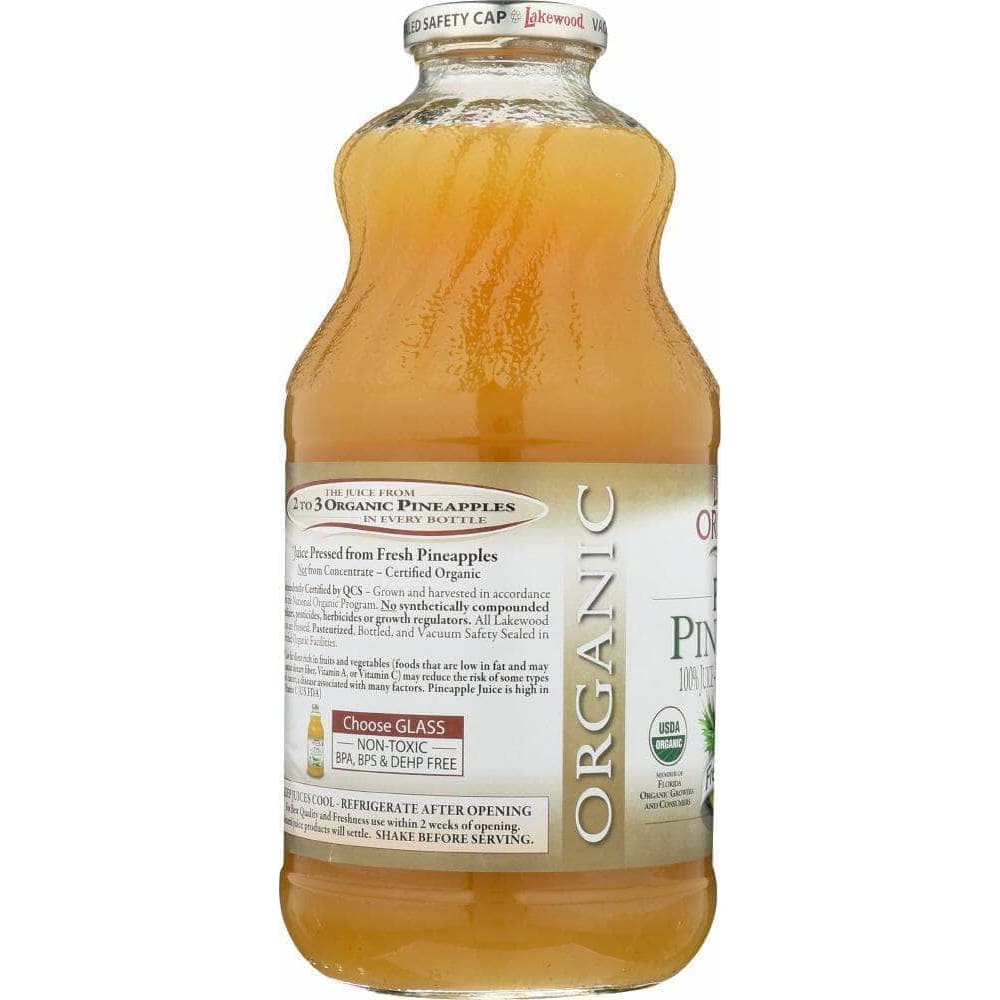 Lakewood Lakewood Organic 100% Pure Pineapple Juice, 32 oz