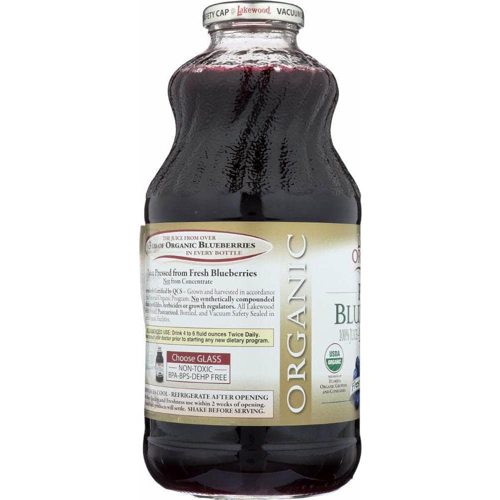 Lakewood Lakewood Organic Fresh Pressed Pure Blueberry Juice, 32 oz