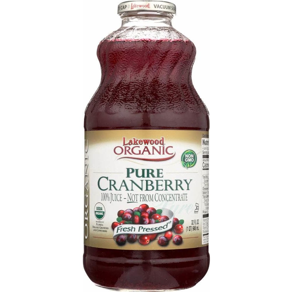 Lakewood Lakewood Organic Pure Cranberry Juice, 32 oz