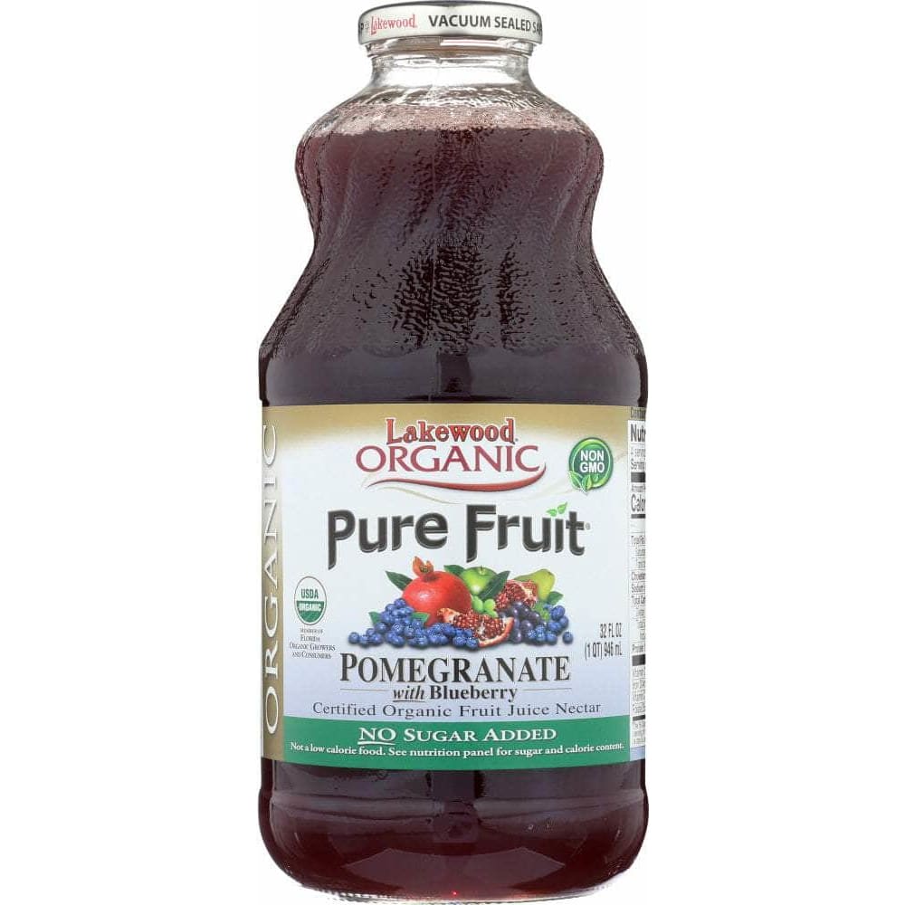 Lakewood Lakewood Organic Pure Fruit Pomegranate with Blueberry Juice, 32 oz