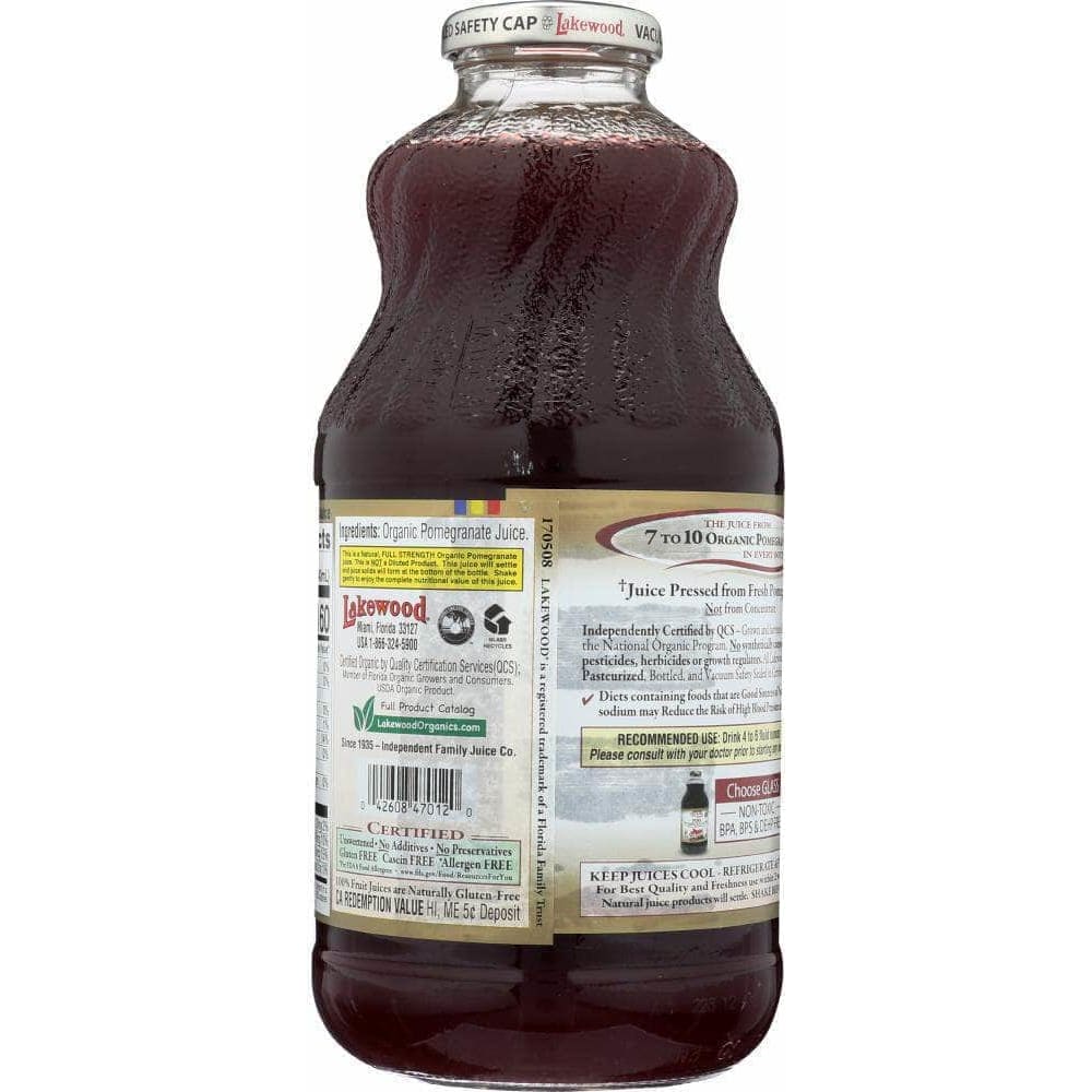 Lakewood Lakewood Organic Pure Pomegranate Juice, 32 oz