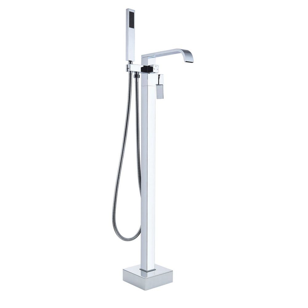 Lanbo Freestanding Floor Mounted Tub Filler with Handheld Shower - Showers & Shower Fixtures - Lanbo