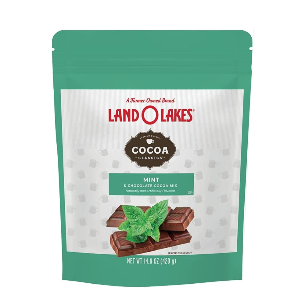 LAND O LAKES: Cocoa Mint And Choc Pouch 14.8 oz - Grocery > Beverages > Coffee Tea & Hot Cocoa - LAND O LAKES