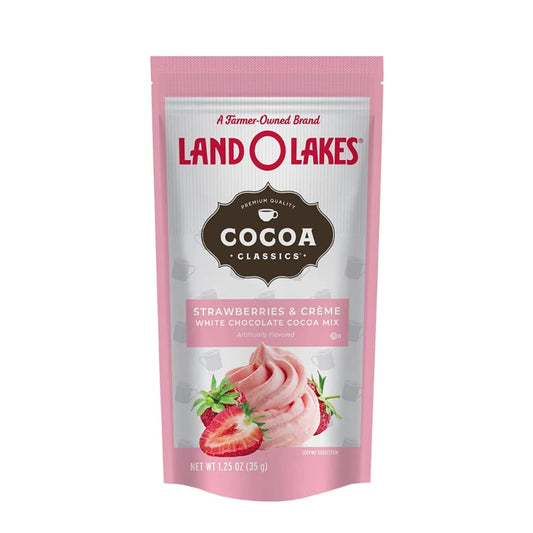 LAND O LAKES: Mix Cocoa Classic Strawberry Whc 1.25 oz (Pack of 6) - Beverages > Coffee Tea & Hot Cocoa - LAND O LAKES
