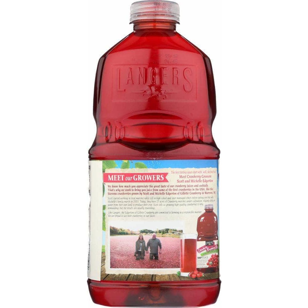 Langers Langers 100% Juice Cranberry Raspberry, 64 oz