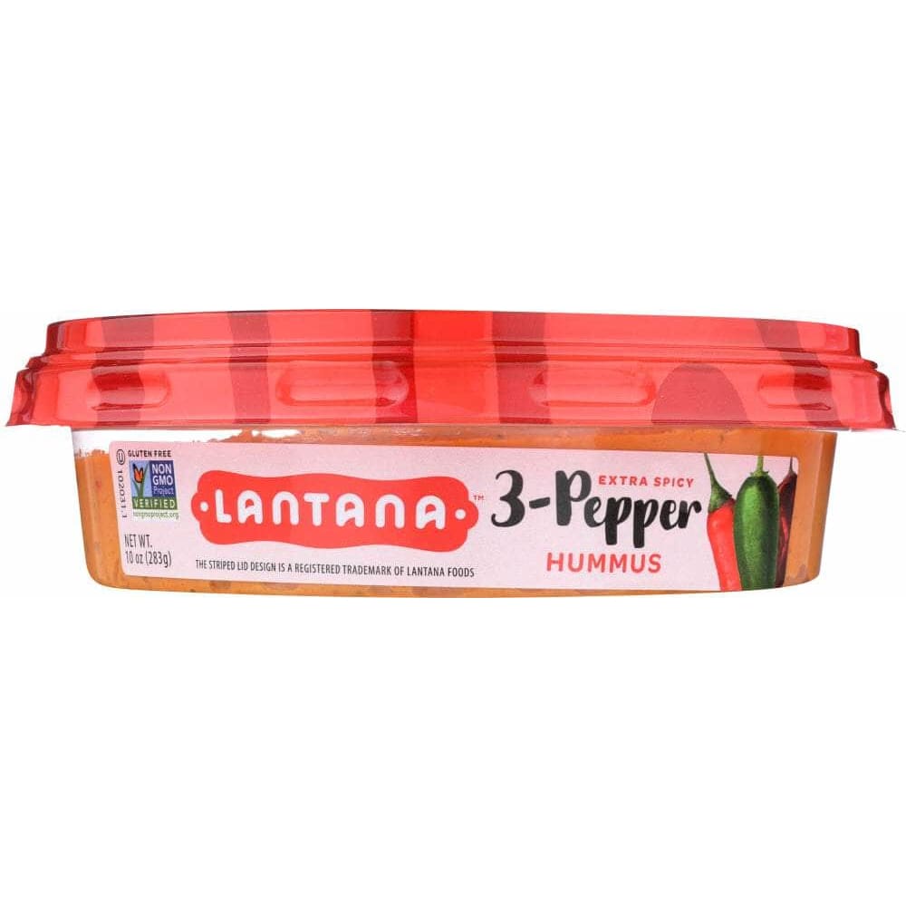 Lantana Lantana Hummus Extra Spicy 3 Pepper, 10 oz