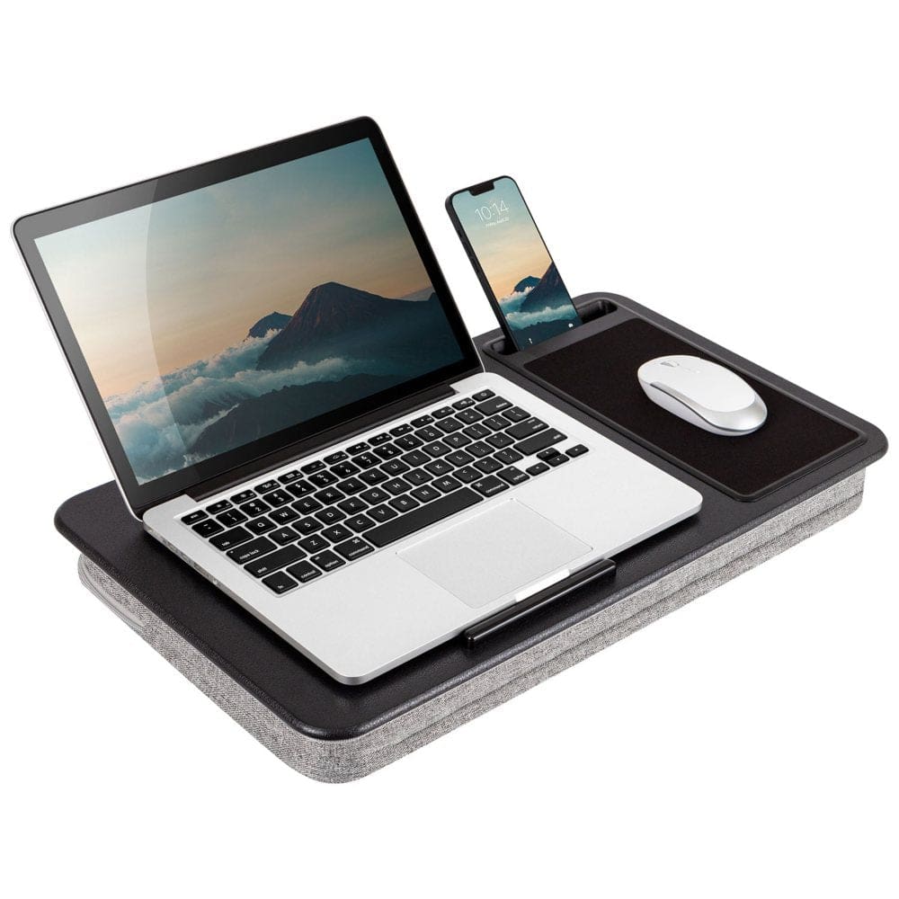 LAPGEAR Home Office Lap Desk with Storage - Monitor Stands & Mounts - ShelHealth