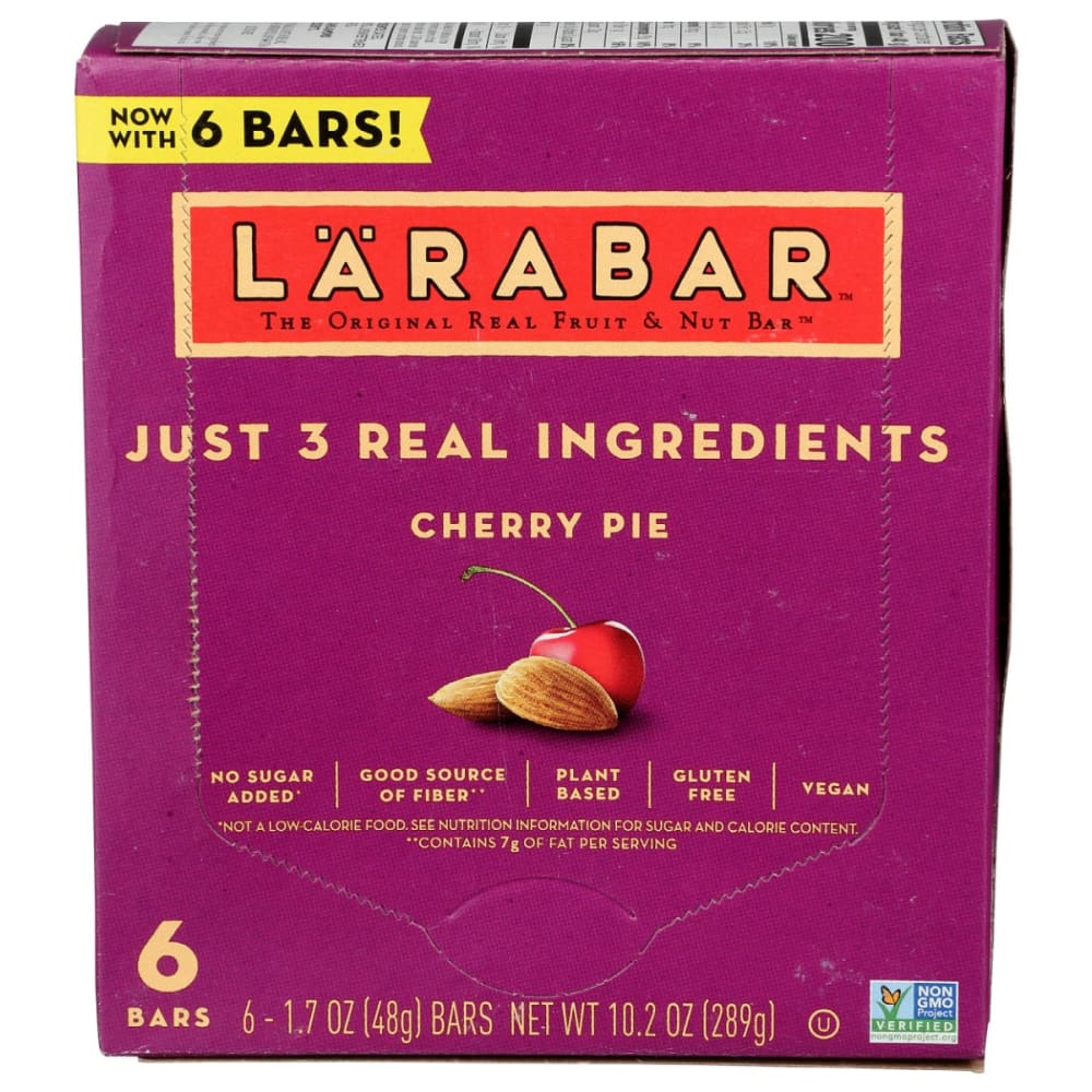 LARABAR: Bar Cherry Pie 6Pc 10.2 OZ (Pack of 3) - LARABAR