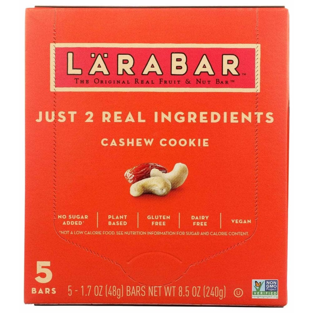 LARABAR LARABAR Cashew Cookie 5 Count Bars, 8.5 oz
