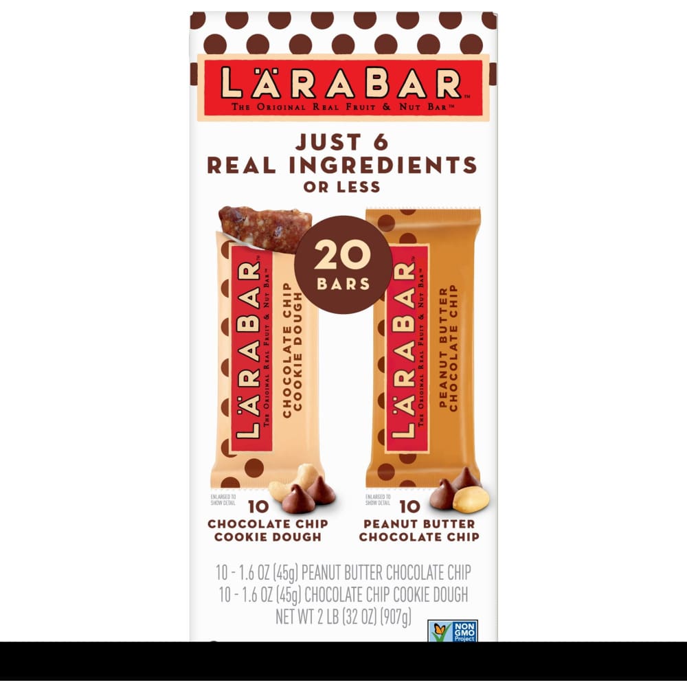 Larabar Variety Pack 20 ct./1.6 oz. - Home/Grocery Household & Pet/Canned & Packaged Food/Snacks/Snack Bars & Cakes/ - Unbranded