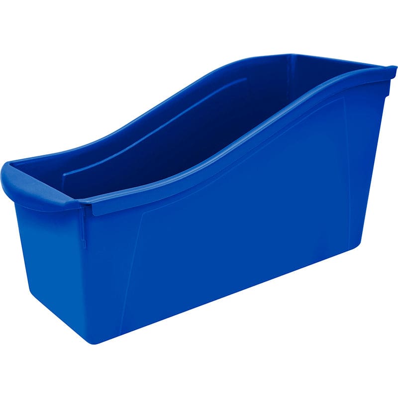 Large Book Bin Blue (Pack of 10) - Storage Containers - Storex Industries