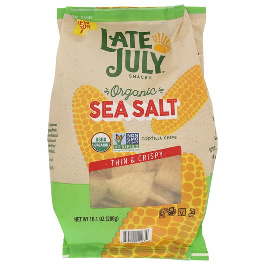LATE JULY: Chip Tort Res Style Ssalt 10.1 OZ (Pack of 5) - Tortilla & Corn Chips - LATE JULY