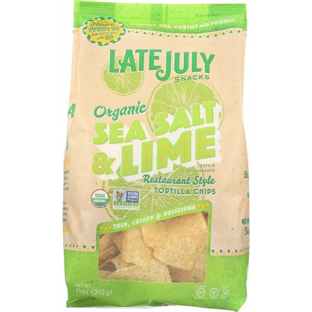 Late July Snacks Late July Chip Tortilla Seasalt & Lime, 11 oz